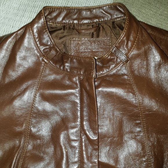 Genuine Leather Moto Jacket ♡ EUC - Picture 2 of 6